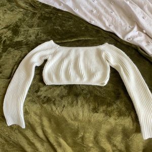 Adika knitted off the shoulder top